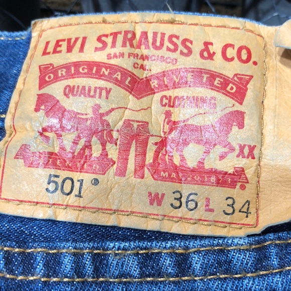 Levi's Other - Levi’s Original Button Fly Jeans 36 x 34